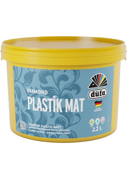 Diamond Plastik İç Cephe Duvar Boyası Mat Beyaz 2.2 l