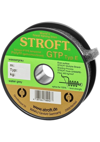 Gtp Typ E 150M Gri Örgü Misina