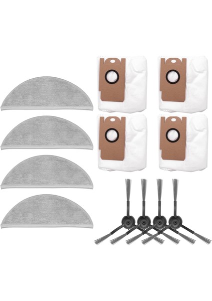 Değiştirilebilir Aksesuarlar Toz Torbası Yan Fırça R1 Robot Süpürge Paspas Bezleri Yedek Parça (Yurt Dışından)