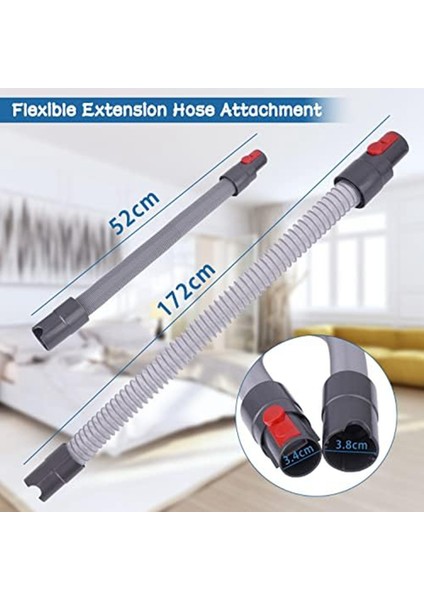 Hortum Uzatma + Esnek Aralık Başlığı + V7 V10 V11 V15 Elektrikli Süpürge Parçaları Için Adaptör Aksesuarları (Yurt Dışından) fırsatları