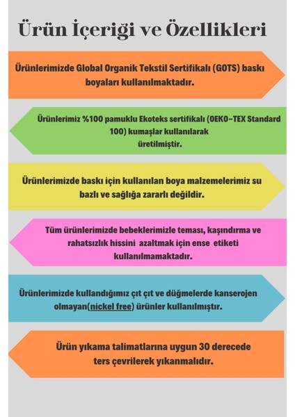 Bebek Yenidoğan Alt Üst 2 Parça Günlük Giyim Bebe Takımı Organik %100 Pamuklu Raporlu Kumaştan 0-3AY