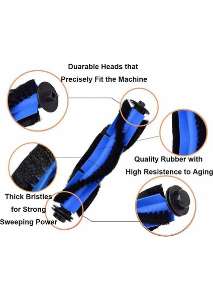 Proscenic 850T Elektrikli Süpürge Ana Silindir Fırçaları-1 Için 2x Yedek Aksesuarlar (Yurt Dışından) fiyatları