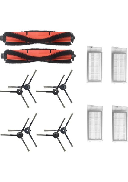 Eve Plus Robotlu Süpürge Için Yedek Parça Ana Fırça Hepa Filtre Yan Fırça Aksesuarları Parçaları (Yurt Dışından)