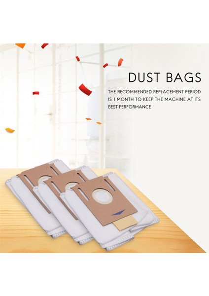 8 Adet Deebot Ozmo T8 Robotlu Süpürge Yüksek Kapasiteli Sızdırmaz Toz Torbası Yedek Aksesuarlar Parça Kiti (Yurt Dışından) fırsatları