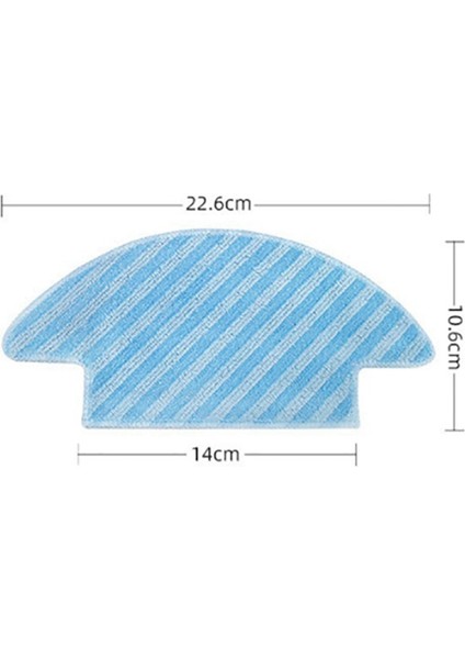 5 Adet Elektrikli Süpürge Paspas Bezi M210 M210S M210B M213 Robotlu Süpürge Yedek Parça Aksesuarları (Yurt Dışından) fiyatları