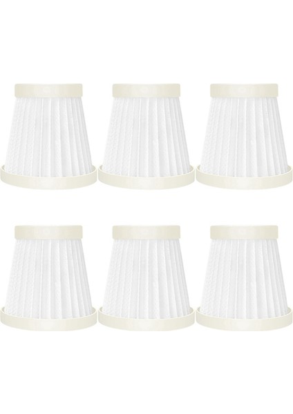 Mıxıaobaı Tel Tipi Için 6 Adet Hepa Filtre Yedek Aksesuarları (Yurt Dışından)