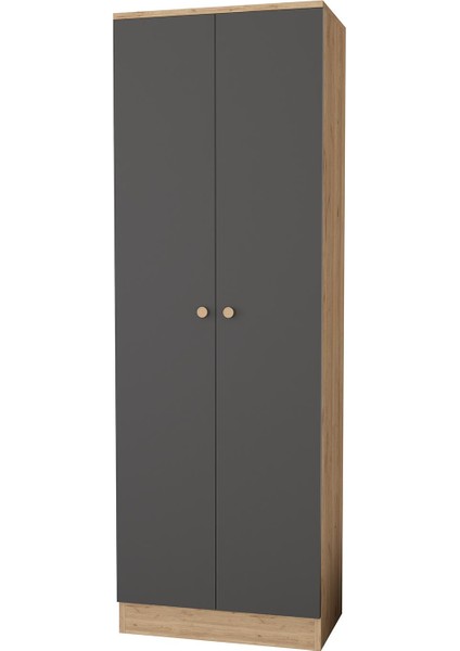 Varna Portmanto 180 cm Gri-Meşe
