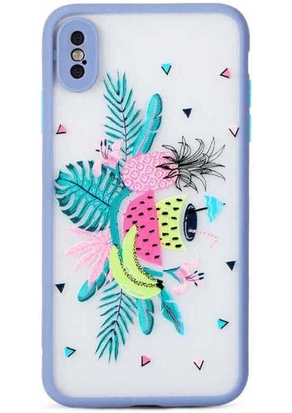 Apple iPhone Xs Max Uyumlu Kılıf Fily Kapak, Mor
