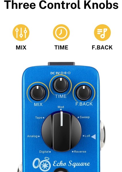 EC1006 Dijital Multi Delay Pedalı