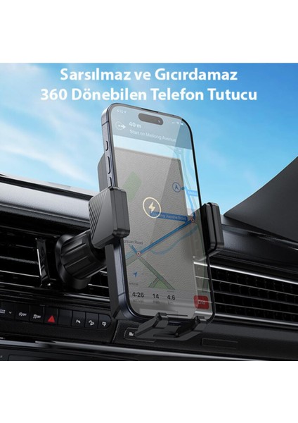 Wireless Magsafe 15W Kablosuz Araç Şarjı Telefon Tutucu Iphone 12 13 14 15 Pro Max Uyumlu fiyatları