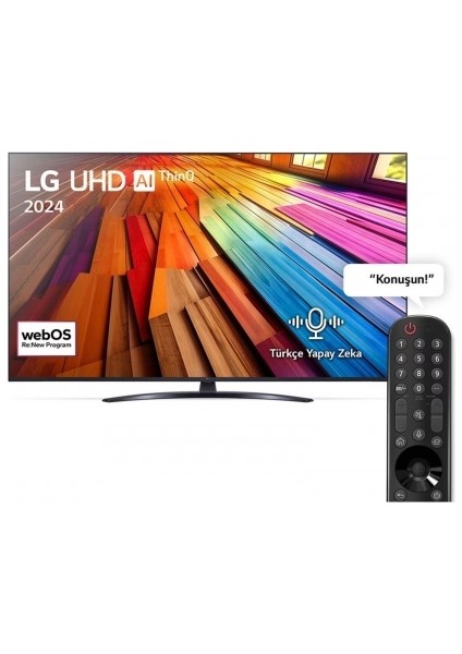 65UT81006 65" 165 Ekran Uydu Alıcılı 4K Ultra HD Smart webOS LED TV