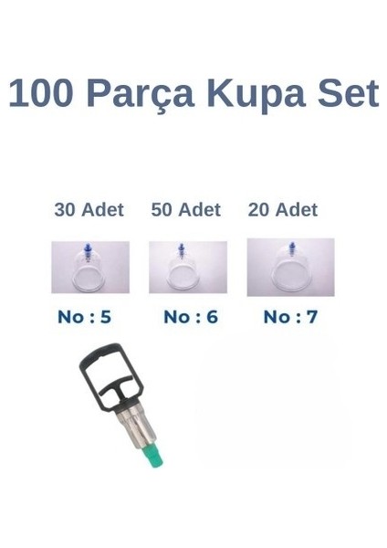 100 Parça Kupa Set 5-6-7 No