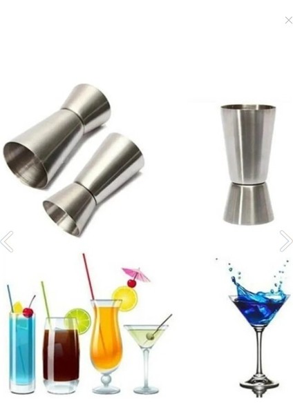 Paslanmaz Çelik Jigger 2/4 cl 201SS