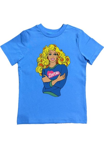 Baskılı Pamuklu Penye Kumaş Yazlık Çocuk Tişört