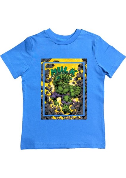 Baskılı Pamuklu Penye Kumaş Yazlık Çocuk Tişört