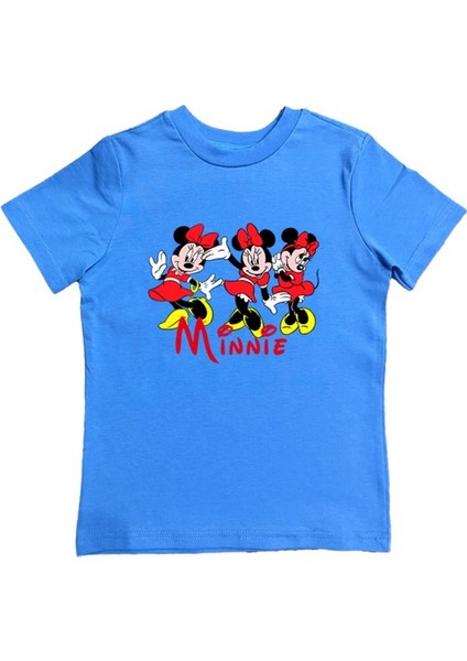 Baskılı Pamuklu Penye Kumaş Yazlık Çocuk Tişört