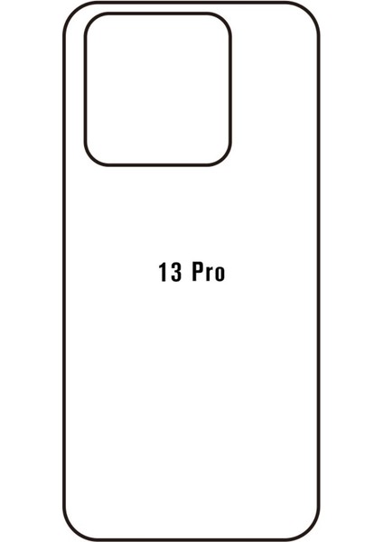 Cda Store Mi 13 Pro Uyumlu Ön+Arka Body Şeffaf Ultra Koruyucu Nano Jelatin