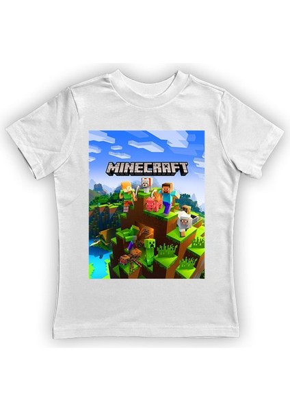 Baskılı Pamuklu Penye Kumaş Yazlık Çocuk Tişört