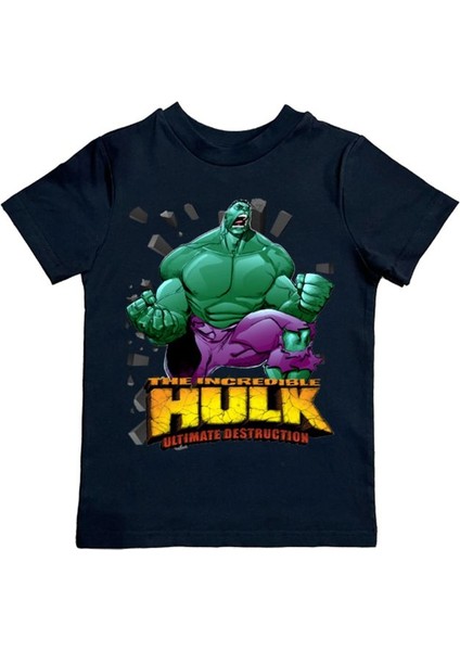 Baskılı Pamuklu Penye Kumaş Yazlık Çocuk Tişört