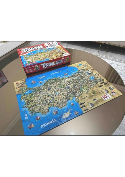 260 Parçalı Türkiye Kültür Haritası Eğitici Puzzle Yapboz fiyatları