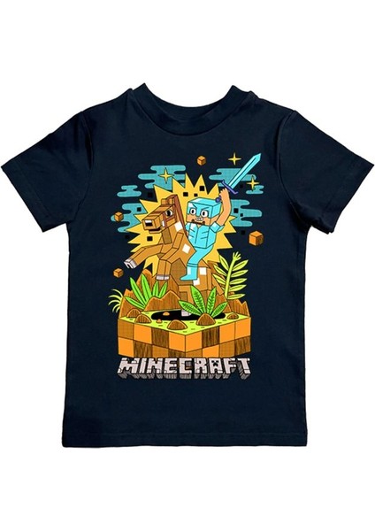 Baskılı Pamuklu Penye Kumaş Yazlık Çocuk Tişört