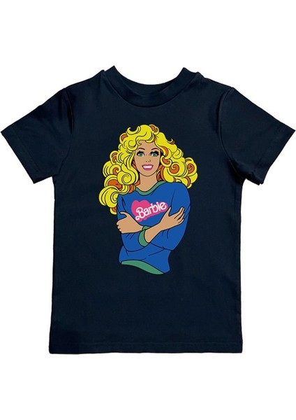 Baskılı Pamuklu Penye Kumaş Yazlık Çocuk Tişört