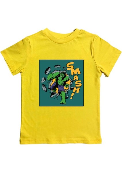 Baskılı Pamuklu Penye Kumaş Yazlık Çocuk Tişört