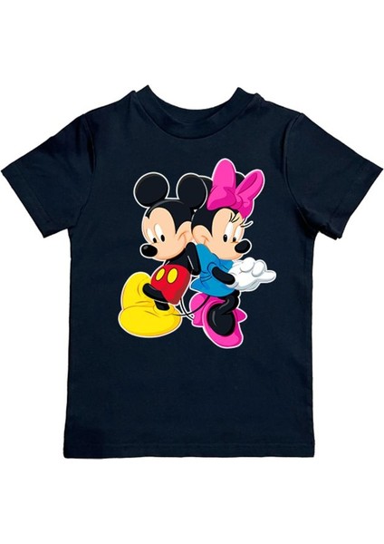 Baskılı Pamuklu Penye Kumaş Yazlık Çocuk Tişört