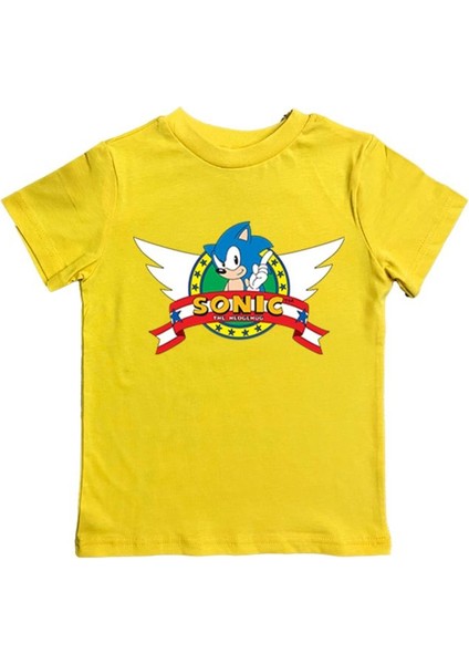 Baskılı Pamuklu Penye Kumaş Yazlık Çocuk Tişört