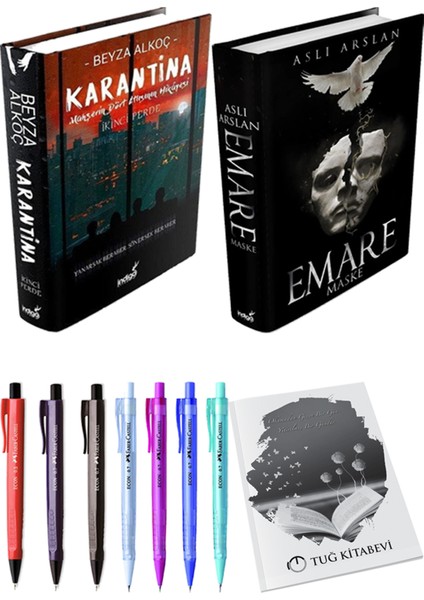 Karantina 2 - Emare Maske + Kalem + Not Defteri