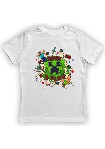 Baskılı Pamuklu Penye Kumaş Yazlık Çocuk Tişört