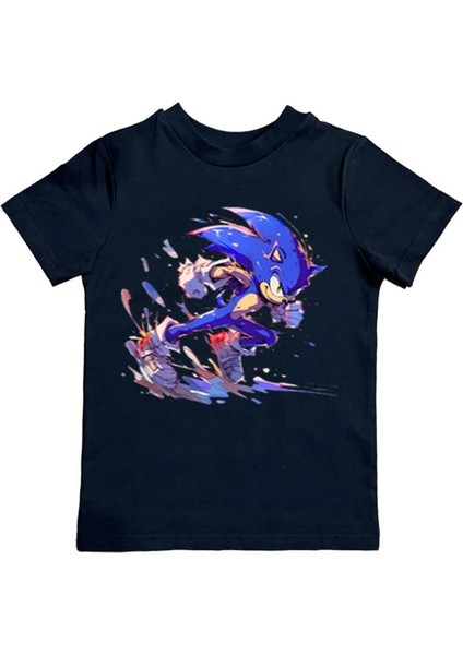 Baskılı Pamuklu Penye Kumaş Yazlık Çocuk Tişört