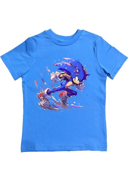 Baskılı Pamuklu Penye Kumaş Yazlık Çocuk Tişört