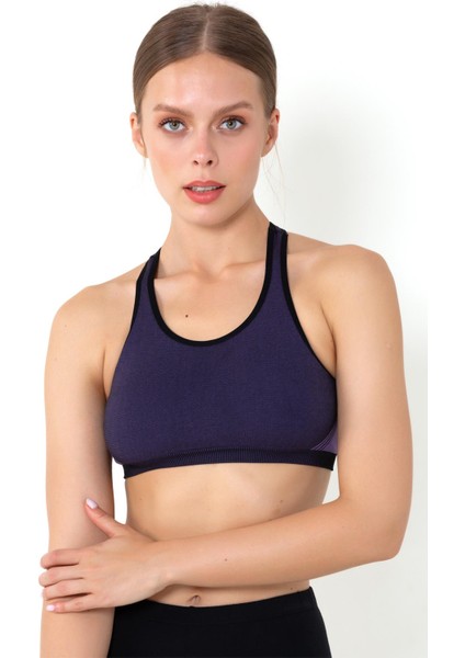 Pedsiz ve Kapsız Seamless Spor Sütyeni – Orta Destekli, Nefes Alabilen, %53 Polyamid, %36 Polyester, %11 Elastan fiyatları