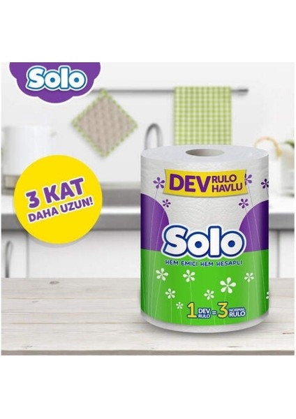 Kağıt Havlu Dev Rulo 1=3 (4'lü)