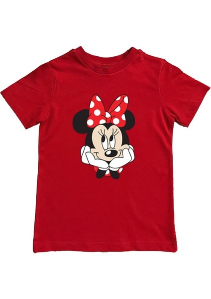 Baskılı Pamuklu Penye Kumaş Yazlık Çocuk Tişört