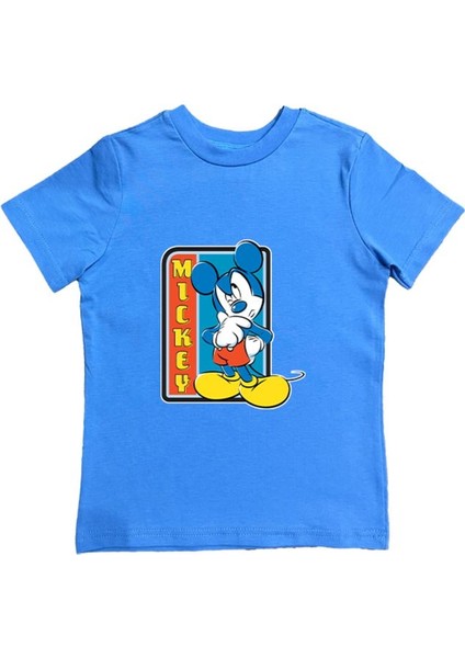 Baskılı Pamuklu Penye Kumaş Yazlık Çocuk Tişört