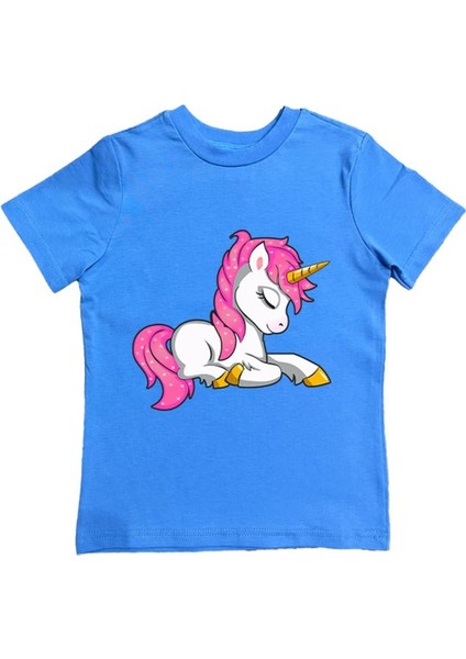 Baskılı Pamuklu Penye Kumaş Yazlık Çocuk Tişört