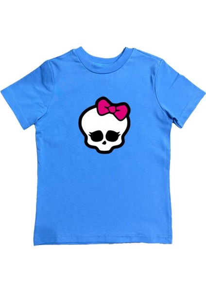 Baskılı Pamuklu Penye Kumaş Yazlık Çocuk Tişört