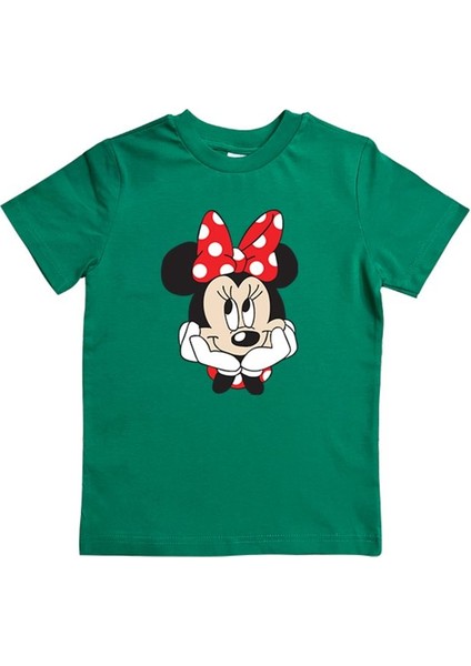 Baskılı Pamuklu Penye Kumaş Yazlık Çocuk Tişört