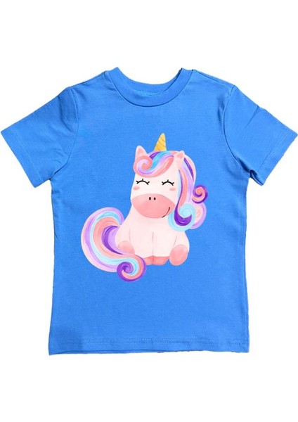 Baskılı Pamuklu Penye Kumaş Yazlık Çocuk Tişört