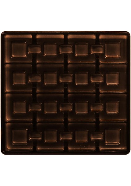 16 Bölmeli Madlen Kahverengi Seperatör 500 gr - 50 Adet