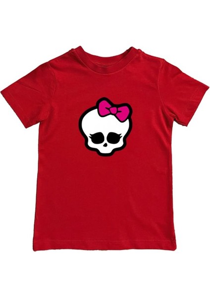 Baskılı Pamuklu Penye Kumaş Yazlık Çocuk Tişört