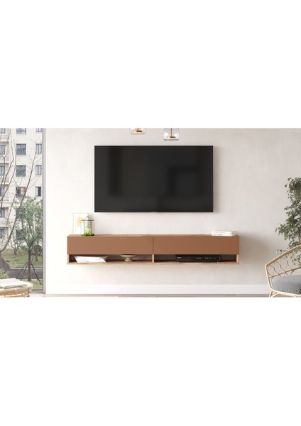 Future Tv Ünitesi 180CM Fr9-Ak Çam-Kiremit modelleri