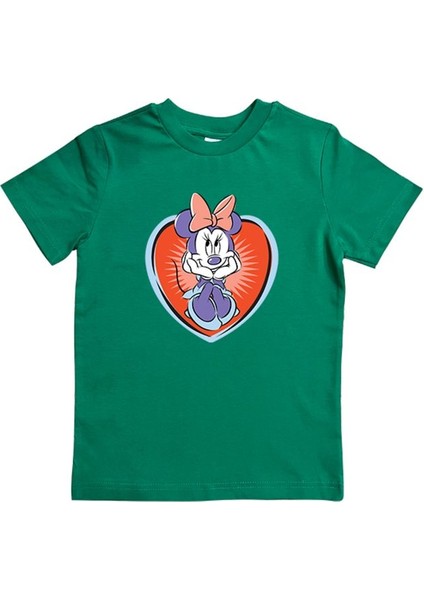 Baskılı Pamuklu Penye Kumaş Yazlık Çocuk Tişört