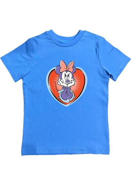 Baskılı Pamuklu Penye Kumaş Yazlık Çocuk Tişört