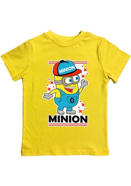 Baskılı Pamuklu Penye Kumaş Yazlık Çocuk Tişört