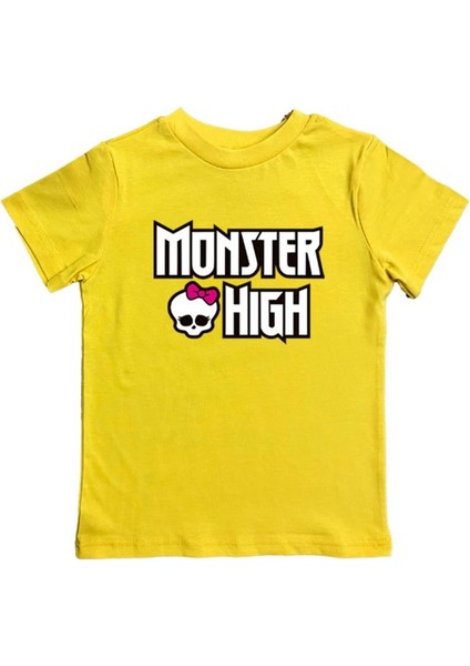 Baskılı Pamuklu Penye Kumaş Yazlık Çocuk Tişört