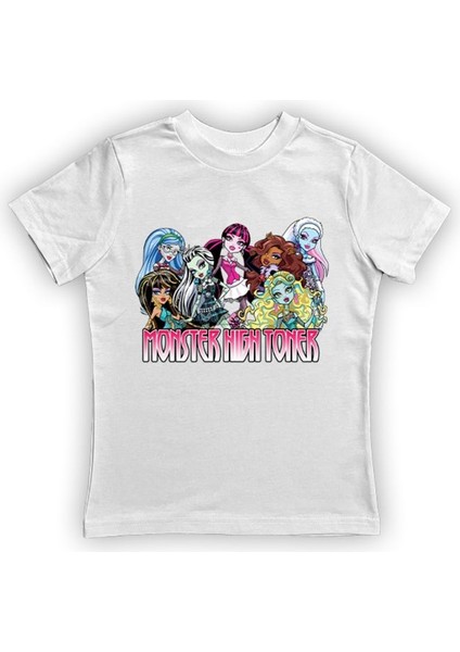 Baskılı Pamuklu Penye Kumaş Yazlık Çocuk Tişört