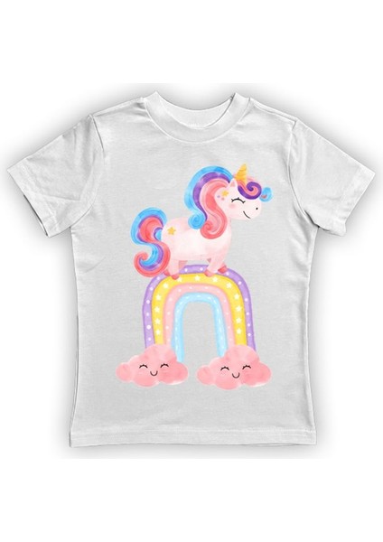 Baskılı Pamuklu Penye Kumaş Yazlık Çocuk Tişört